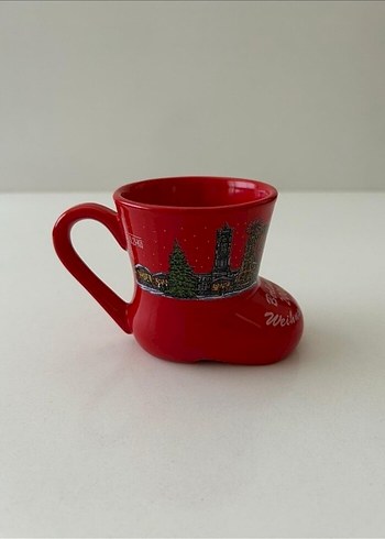 Avrupadan 2004 Yılbaşı Noel Çizme Bardak