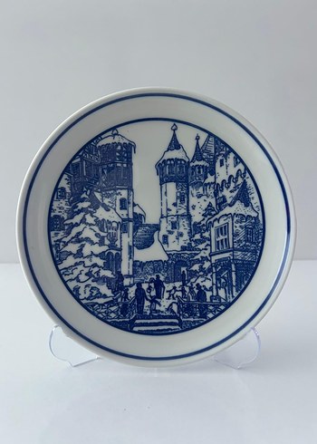 Avrupa'dan Yılbaşı Noel Delft Tabak