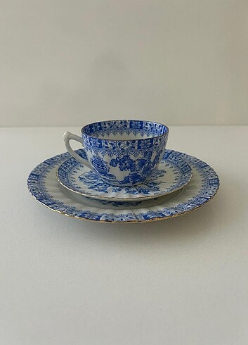 American Vintage Avrupa'dan Seltmann 2adet Trio Fincan takımı 