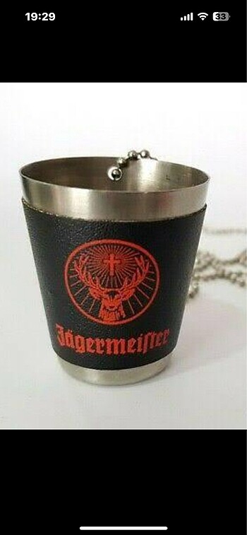 Jagermeister boynuna asılabilen shot bardağı