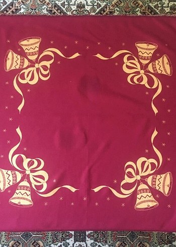 Avrupadan Vintage Yılbaşı Noel Örtüsü
