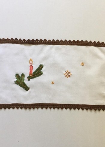 Avrupadan Yılbaşı Noel Runner Örtü