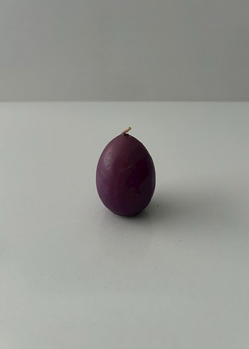 Beden mor Renk Avrupadan Paskalya Yumurtası Temalı Mum