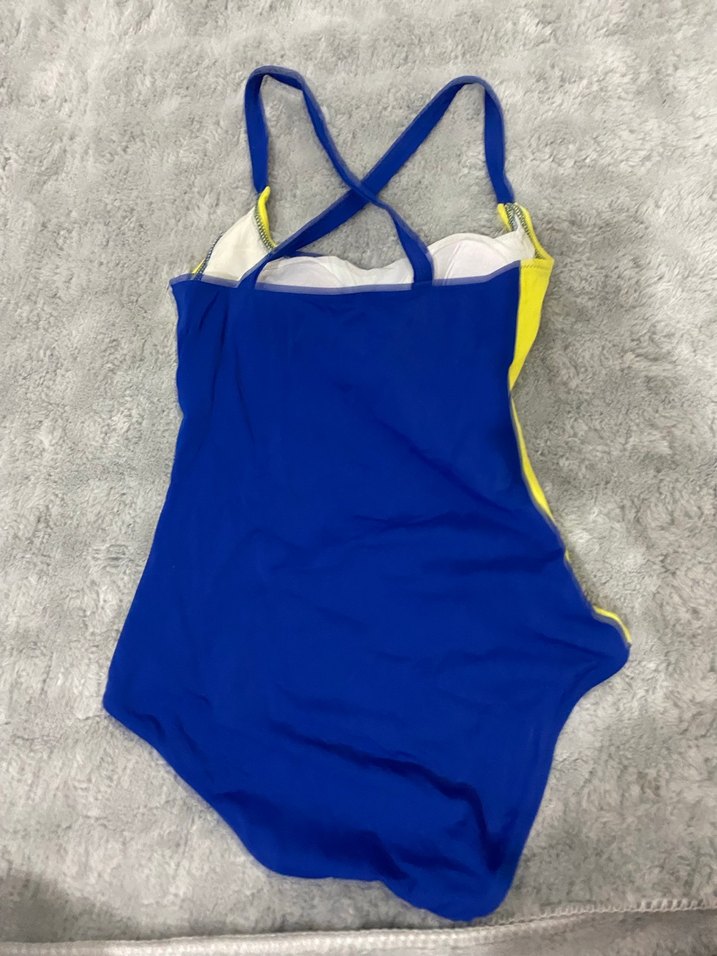 Renkli Mavi Kadın Mayo - Görsel 2