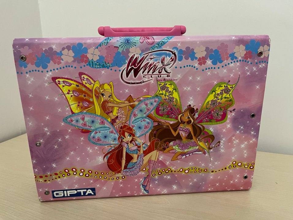 Pembe Winx Okul Çantası Kutu Klasör Dosya - Görsel 2