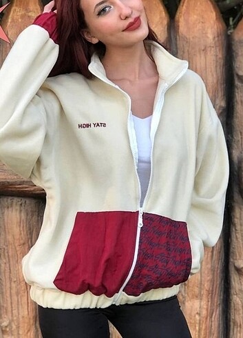 Unisex stay high polar ceket sweat