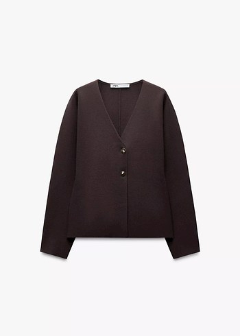 ZARA ÖRGÜ SARAN HIRKA