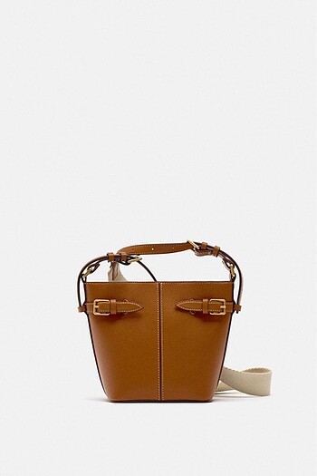 ZARA TOKALI BUCKET ÇANTA