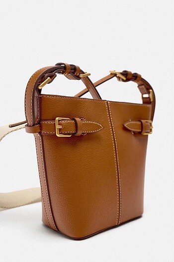 Beden ZARA TOKALI BUCKET ÇANTA
