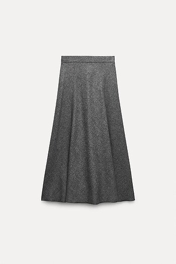 ZW COLLECTION YÜNLÜ PELERİN ETEK