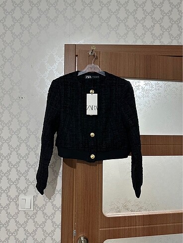 Zara ZARA DOKULU BOMBER CEKET
