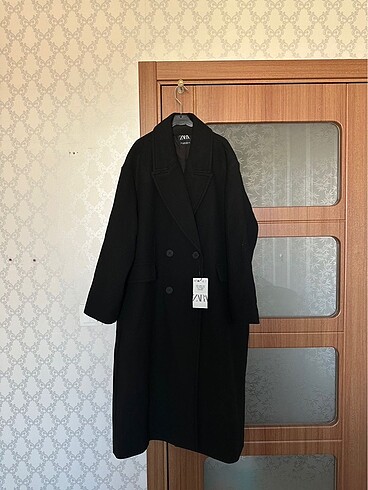 Zara ZARA YÜNLÜ OVERSIZE KABAN