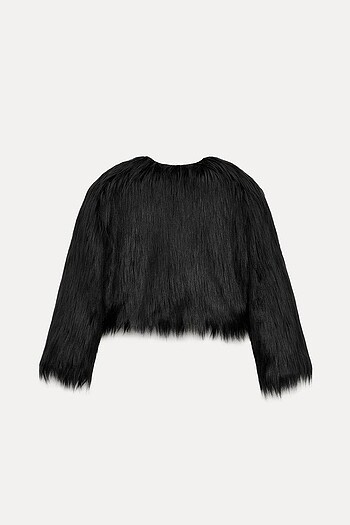 Zara ZW COLLECTION KISA SUNİ KÜRK CEKET
