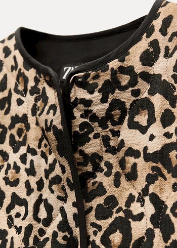 ZARA HAYVAN DESENLİ KAPİTONE CEKET - Görsel 6