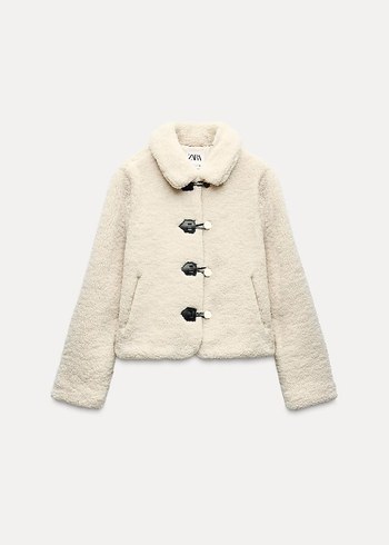 ZARA SUNİ YÜNLÜ CEKET - Görsel 3