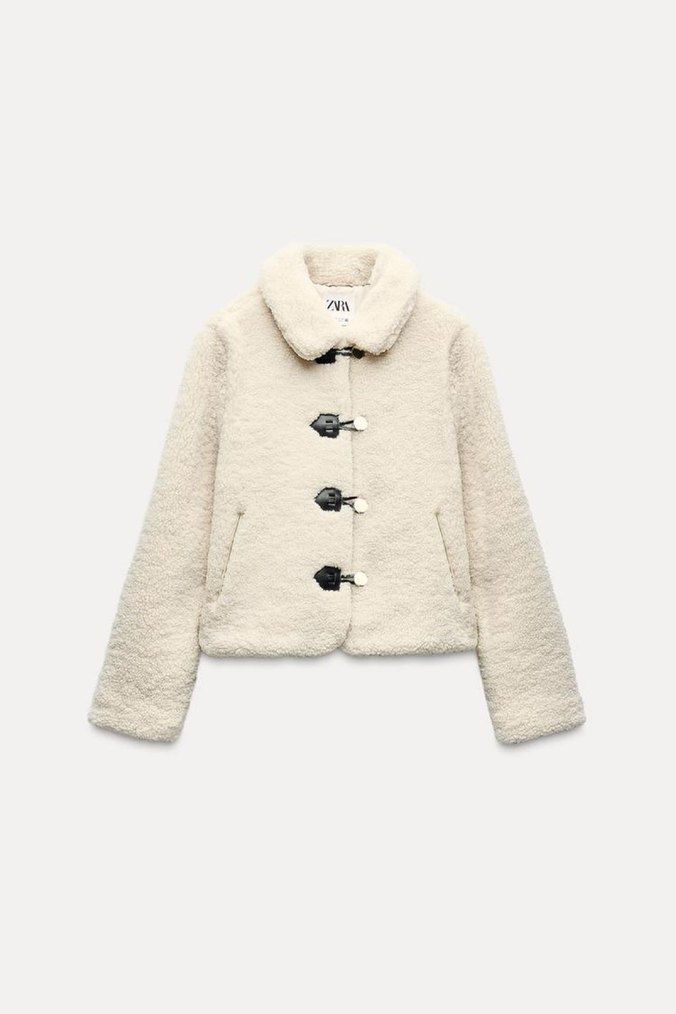 ZARA SUNİ YÜNLÜ CEKET - Görsel 3