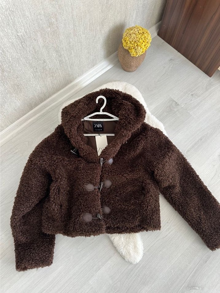 ZARA SUNİ KURK SÜSLÜ DÜĞMELİ CEKET - Görsel 2