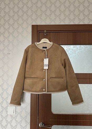 ZARA ALTIN RENGİ DÜĞMELİ ÇİFT TARAFLI CEKET - Görsel 2