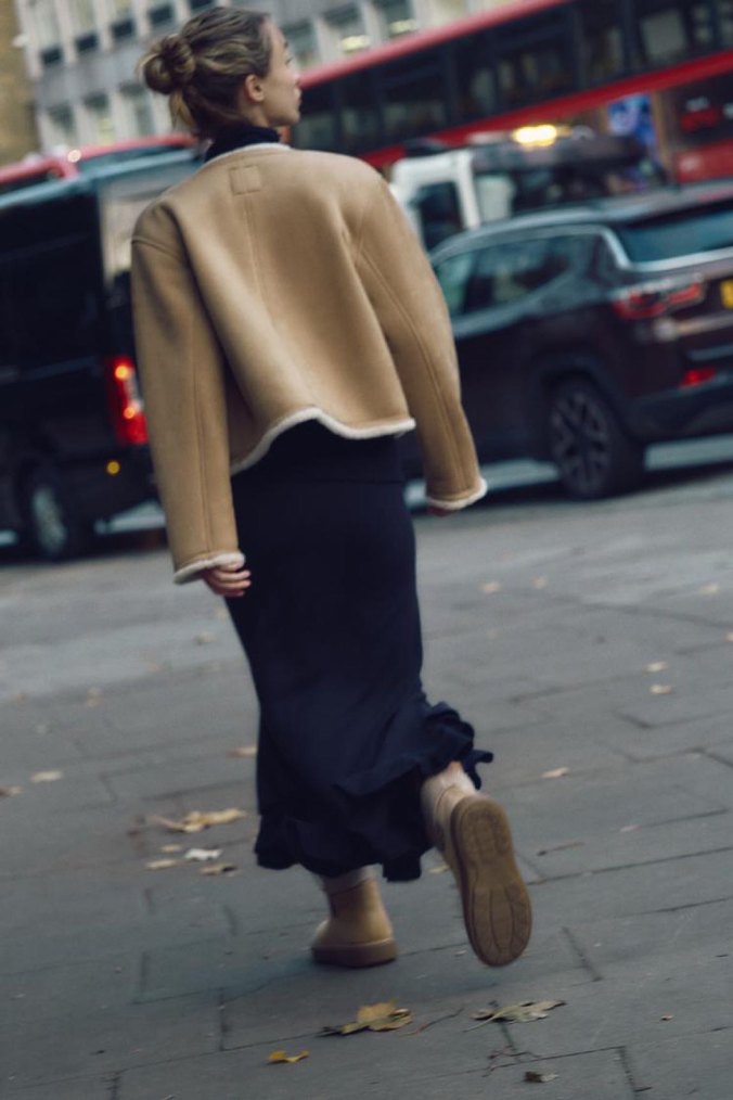 ZARA ALTIN RENGİ DÜĞMELİ ÇİFT TARAFLI CEKET - Görsel 3