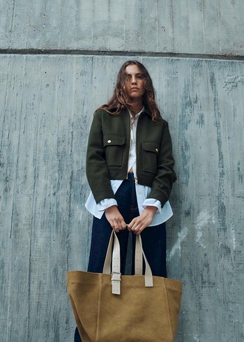 ZARA FERMUARLI SOFT CEKET - Görsel 3