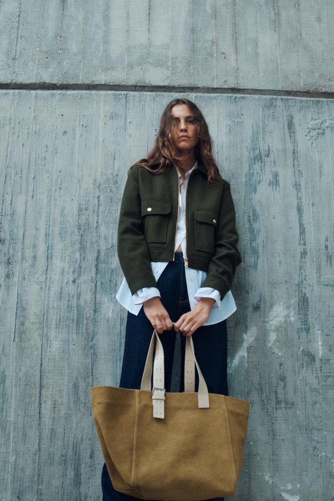 ZARA FERMUARLI SOFT CEKET - Görsel 3