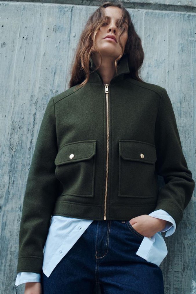 ZARA FERMUARLI SOFT CEKET - Görsel 4