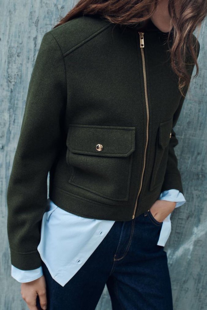 ZARA FERMUARLI SOFT CEKET - Görsel 5