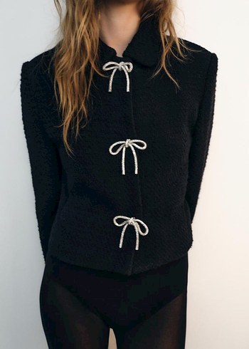 ZARA KURTASARIM TOKALI CEKET - Görsel 5