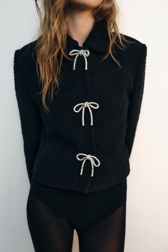 ZARA KURTASARIM TOKALI CEKET - Görsel 5