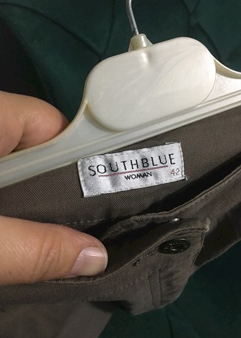 xl Beden Kemerli Bej Midi Keten Etek