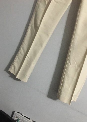 l Beden Bej Kadın Keten Kumaş Pantolon
