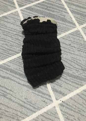 Siyah Örgü Kadın Boyunluk