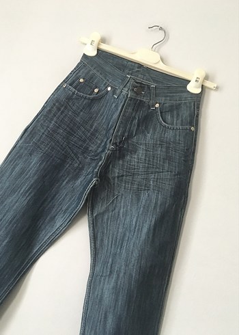 Diğer Kadın Lacivert Regular Fit Denim Pantolon