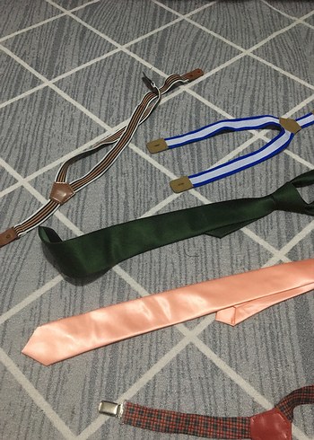 Çocuklar için Çok Renkli Kemer ve Askılar - Görsel 2