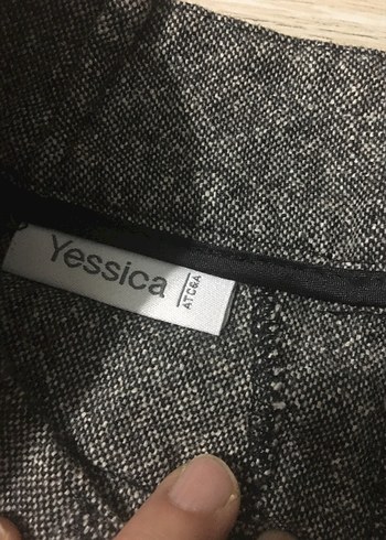 Gri Kadın Kalın Mini Bermuda Şort - Görsel 3