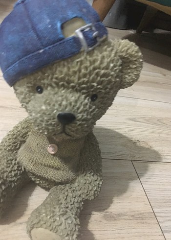 Mavi Şapkalı Gri Ayıcık - Görsel 2