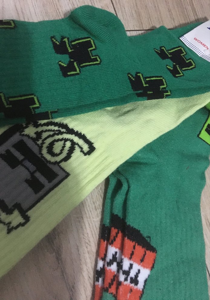 Renkli Baskılı Erkek Çorapları - 3'lü - Görsel 2