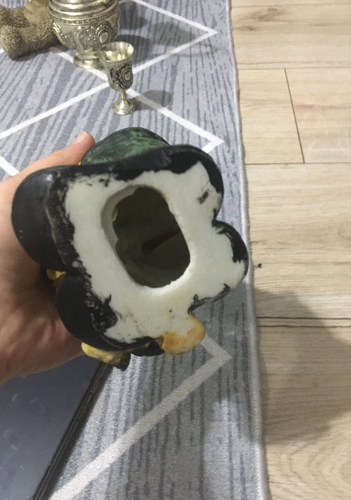 Gri İki Köpek Figürlü Biblo - Görsel 3