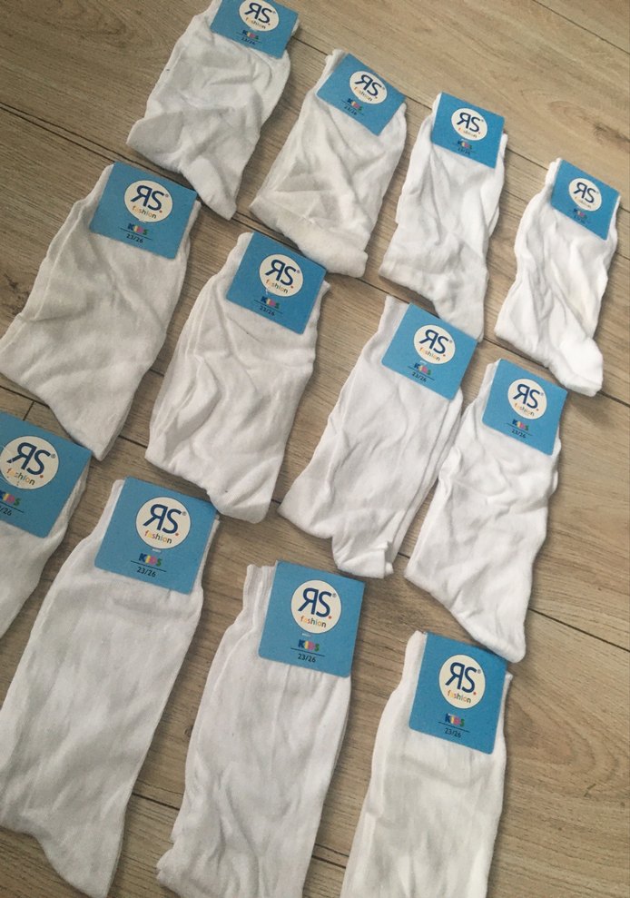 Beyaz  Çorap 12'li Paket - Görsel 2