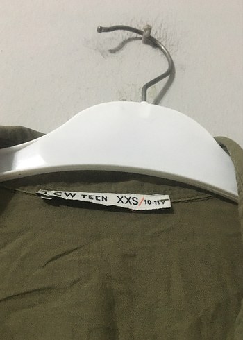 Haki Keten Gömlek - Görsel 3