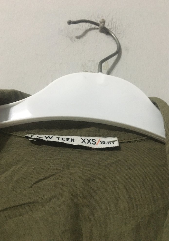 Haki Keten Gömlek - Görsel 3