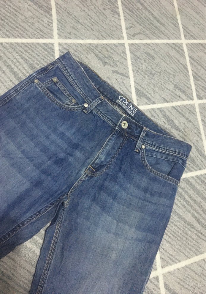 Erkek Lacivert Regular Fit Denim Jean - Görsel 2