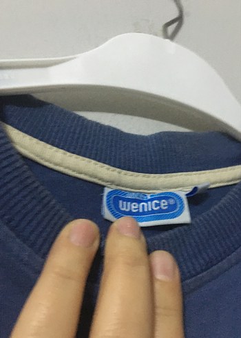 Erkek Çocuk Lacivert Denim Sweatshirt - Görsel 3