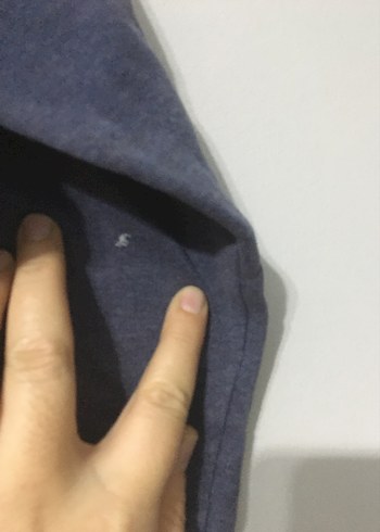 Düğmeli Denim Erkek Sweatshirt - Görsel 3