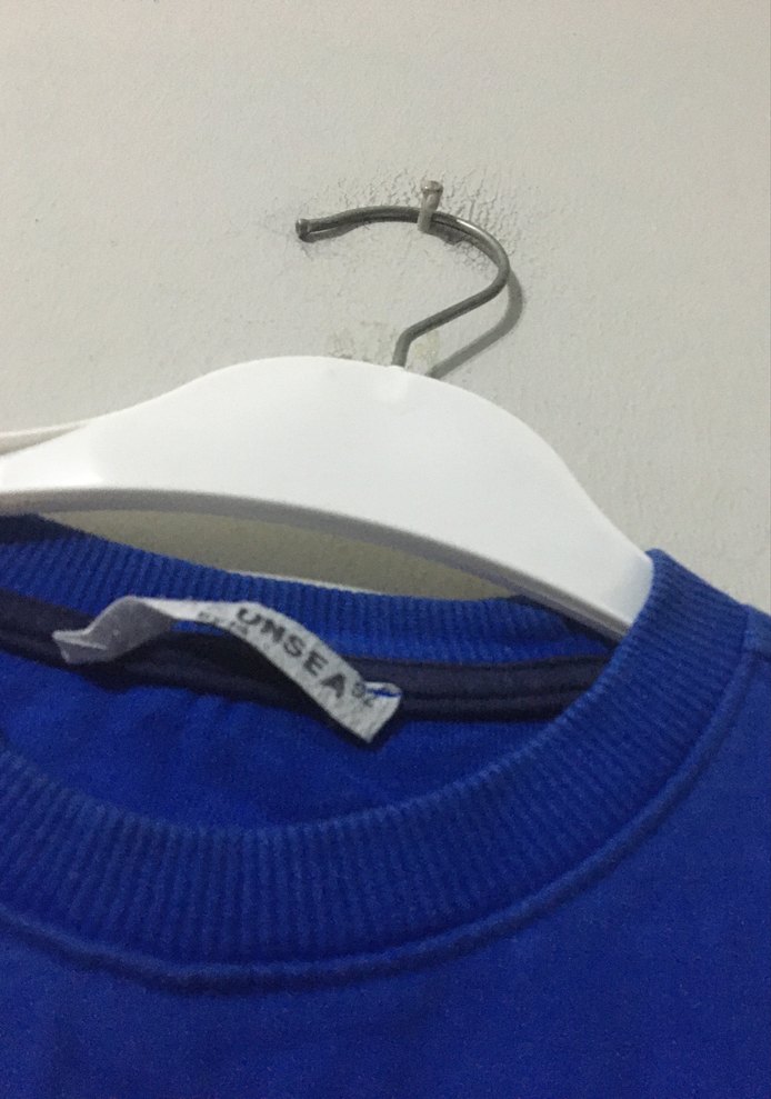 Mavi Uzun Kollu Erkek Sweatshirt - Görsel 3