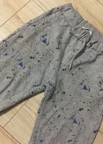 Gri  Çocuk Rahat Kesim Eşofman Altı - Görsel 2