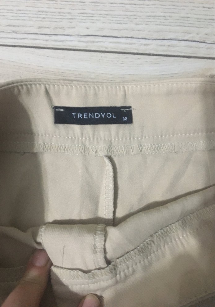 Bej Kadın Pantolon - Görsel 3