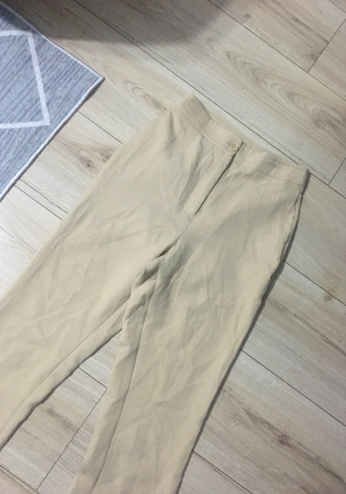 Bej Kadın Pantolon - Görsel 2