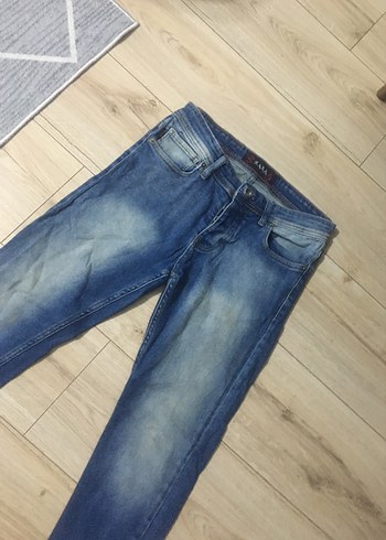 Erkek Mavi Denim Regular Fit Jean - Görsel 2