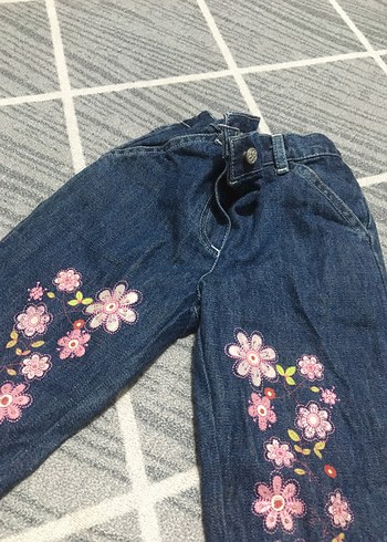Diğer Nakışlı Renkli Kız Kot Pantolon